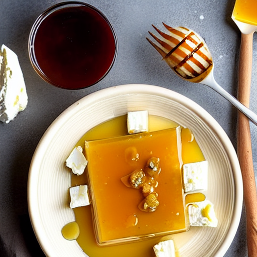 Feta Cheese with Honey
