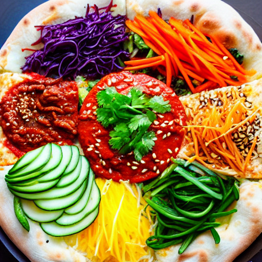 Bibimbap Pizza