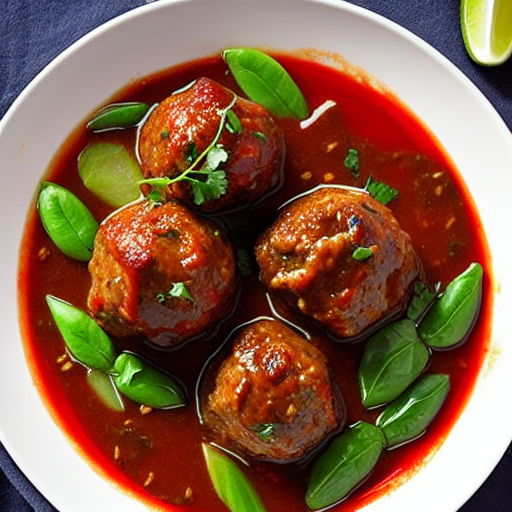 Braised Lion's Head Meatballs