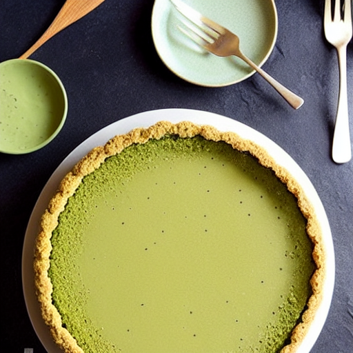 Baked Green Tea Cheesecake