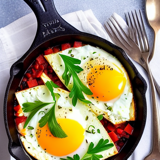 Baked Eggs with Feta