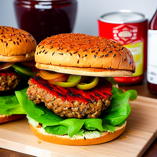 Gochujang Tempeh Burger