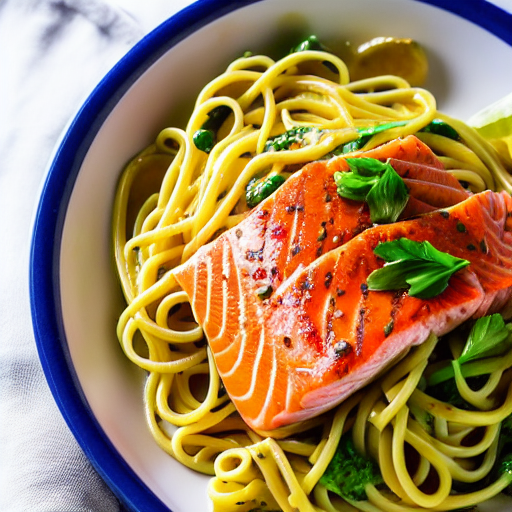 Tlingit Salmon Linguine