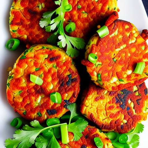 Crispy Tofu and Vegetable Fritters