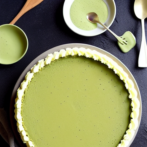 Keto Green Tea Cheesecake