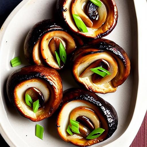 Baked Shitake Mushrooms