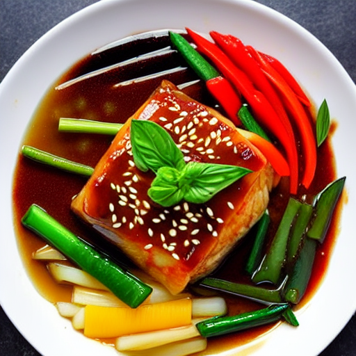 Jangjorim (Soy Sauce Braised Vegetables)