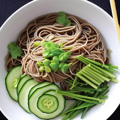 Soba with Cucumber