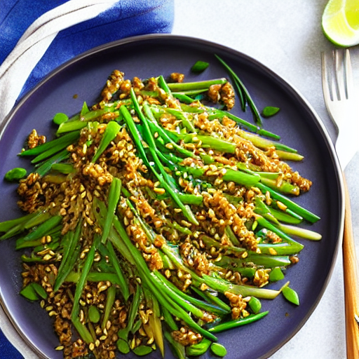 Korean Stir-Fried Garlic Chives