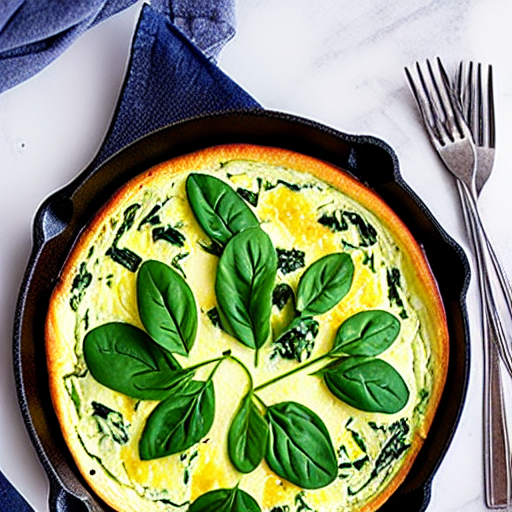 Spinach Feta Omelette