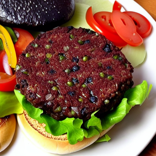 Hamburguesa de Frijoles Negros