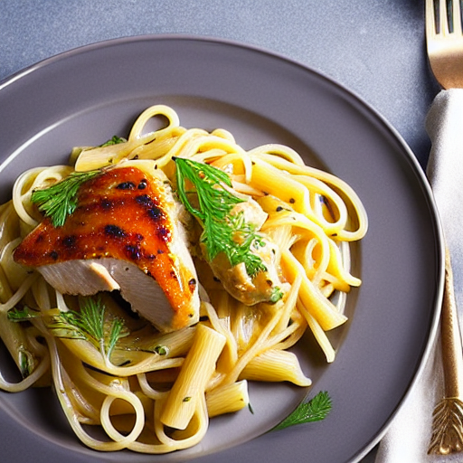 Pasta with Chicken and Fennel