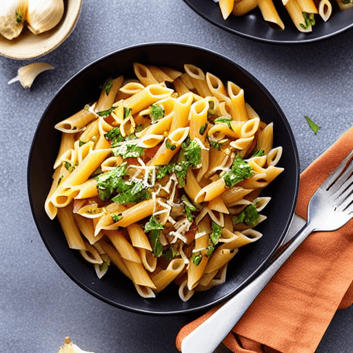 Pasta with Roasted Garlic