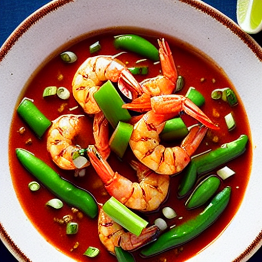 Chili Prawns with Garlic