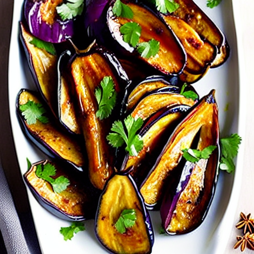 Five-Spice Roasted Eggplant