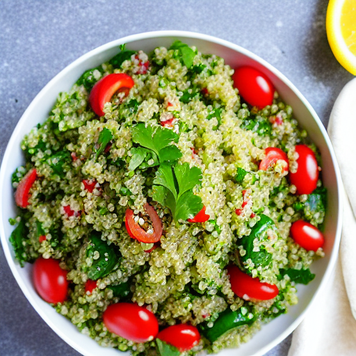 Lebanese Quinoa Tabbouleh