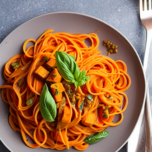 Muscogee Sweet Potato Pasta