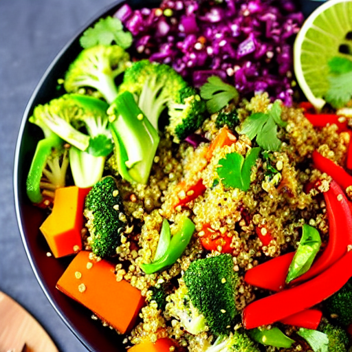 Spicy Quinoa and Vegetable Bowl