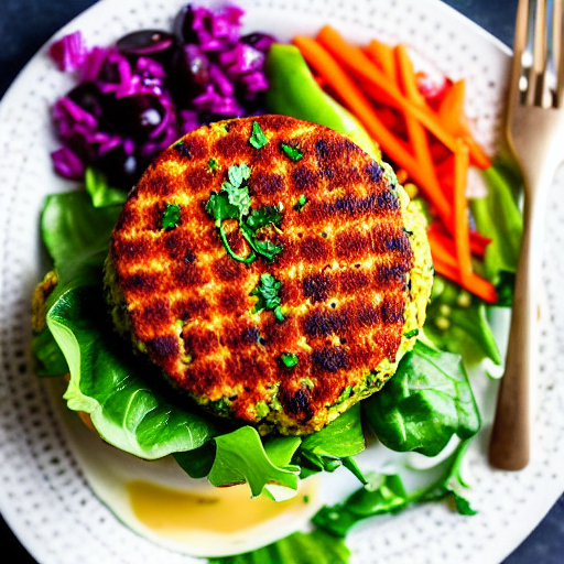 Couscous and Chickpea Burger