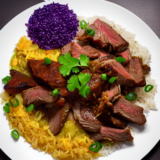 Halal Beef and Rice
