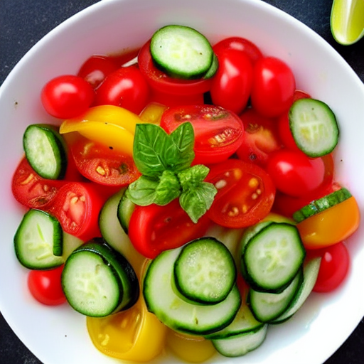 Cucumber Tomato Salad