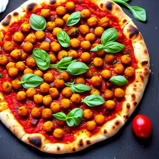 Chana Masala Pizza
