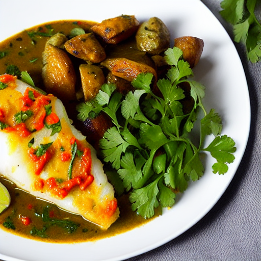 Baked Cod with Herbs