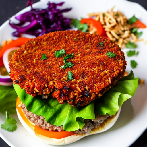 Keto Lahmacun Burger