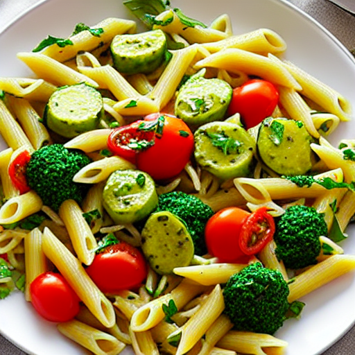 Pasta Primavera with Pesto