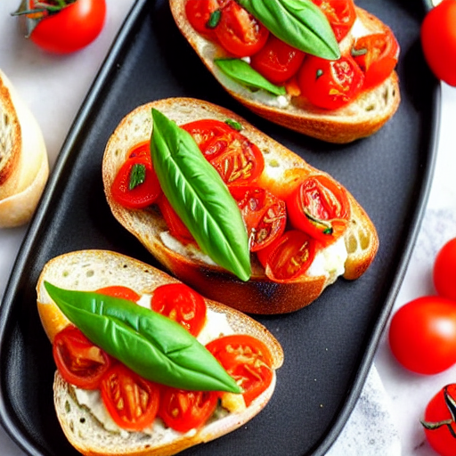 Roasted Garlic Bruschetta