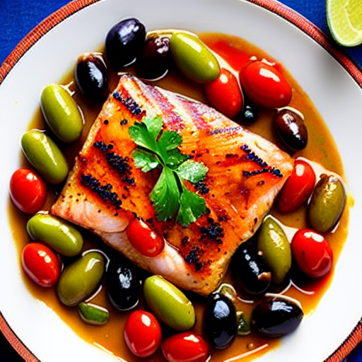 Poisson aux Olives