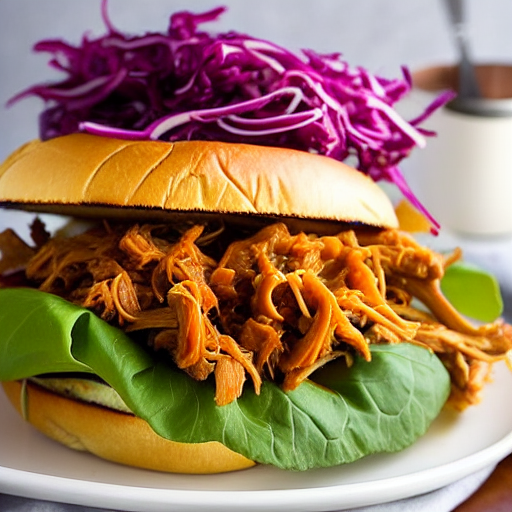 BBQ Pulled Jackfruit Sandwich