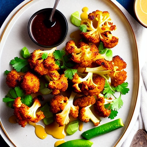Fried Cauliflower with Tahini