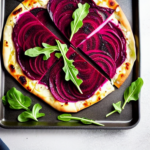 Roasted Beet Pizza