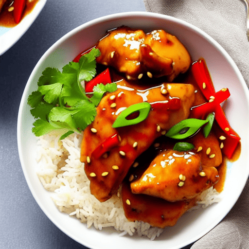 Gluten-Free Sweet and Sour Chicken Bowl