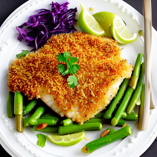 Coconut Crusted Tilapia
