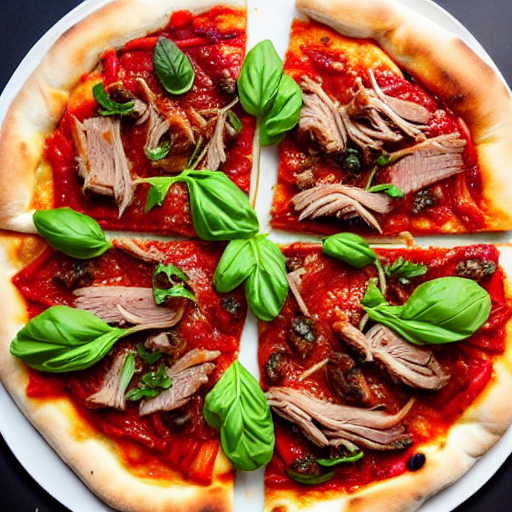 Braised Pork Pizza