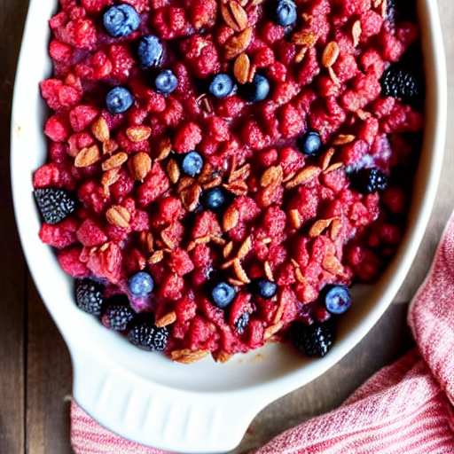 Baked Berry Crisp