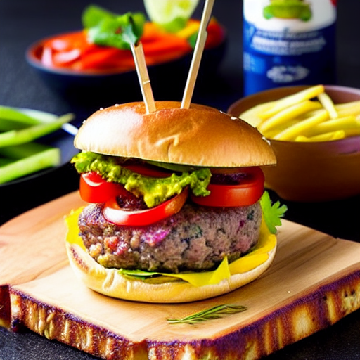 Hamburguesa de Verduras Asadas
