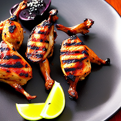 Charcoal Grilled Quail