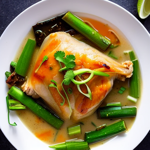 Gà Hấp Sả