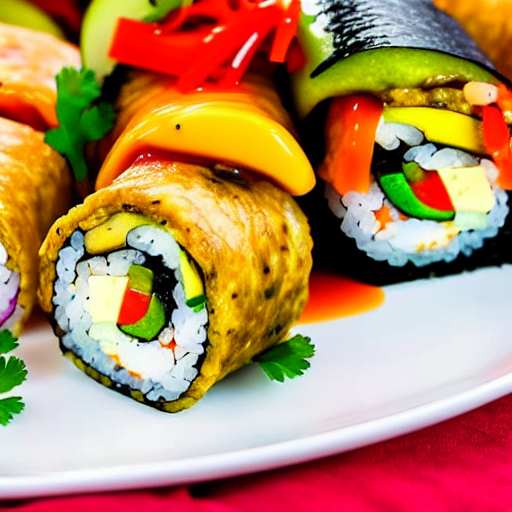 Sushi Pizza Roll