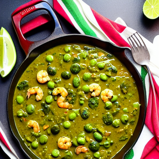 Camarones en Salsa Verde