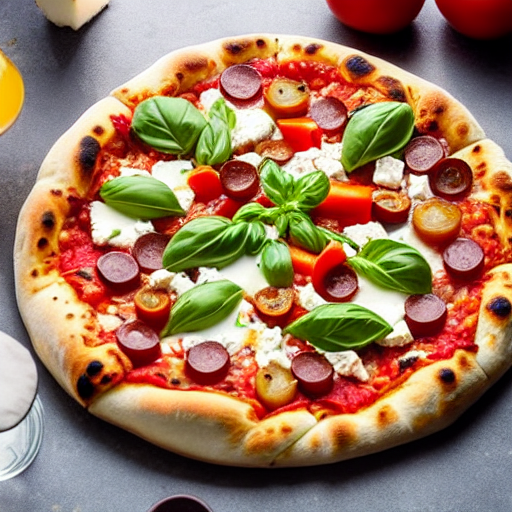 Pizza con Feta