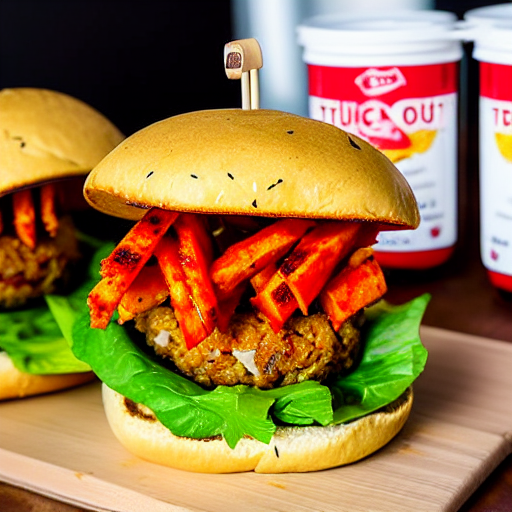 Kimchi Tofu Burger