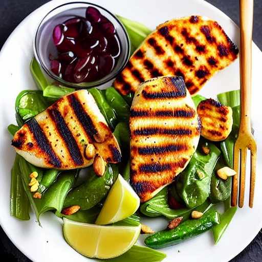 Keto Grilled Halloumi