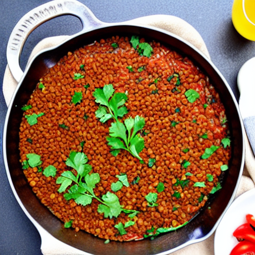 Baked Lentils