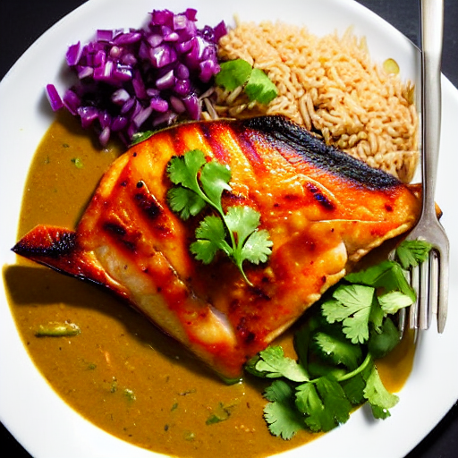 Pescado en Salsa de Chipotle
