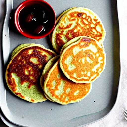 Baked Chive Pancakes
