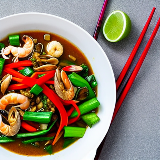 Gà Chay Xào Nấm